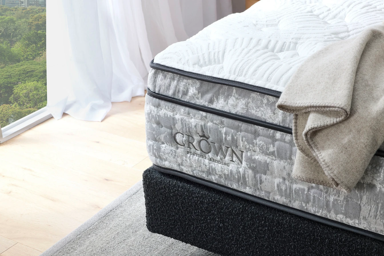 Close-up of the Physio Pro plush mattress